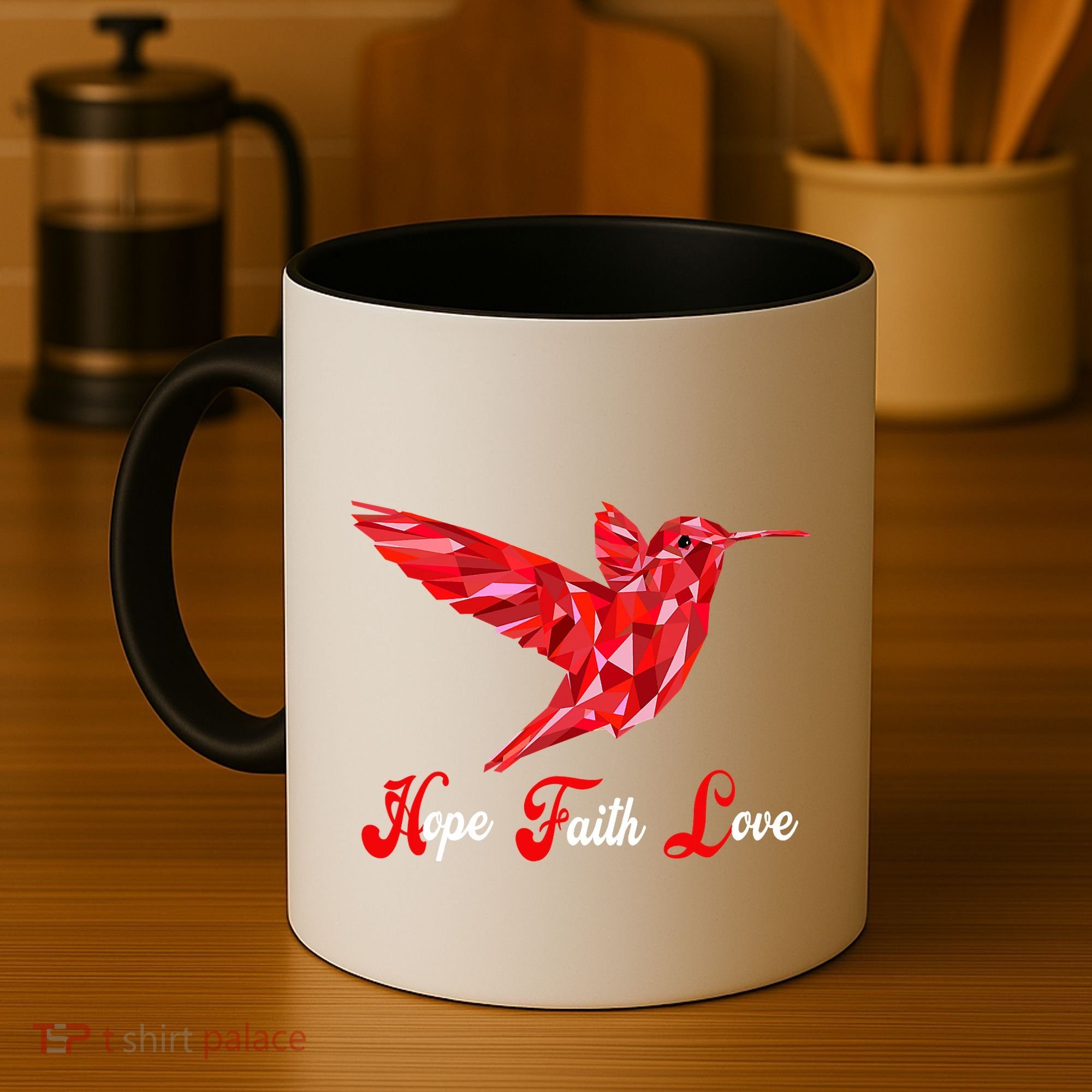 Humming Bird Love Faith Hope World AIDS Day Coffee Mug