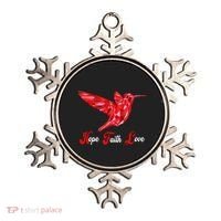 Humming Bird Love Faith Hope World AIDS Day Ornament thumb 0
