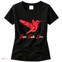 Humming Bird Love Faith Hope World AIDS Day Women's T-Shirt thumb 0