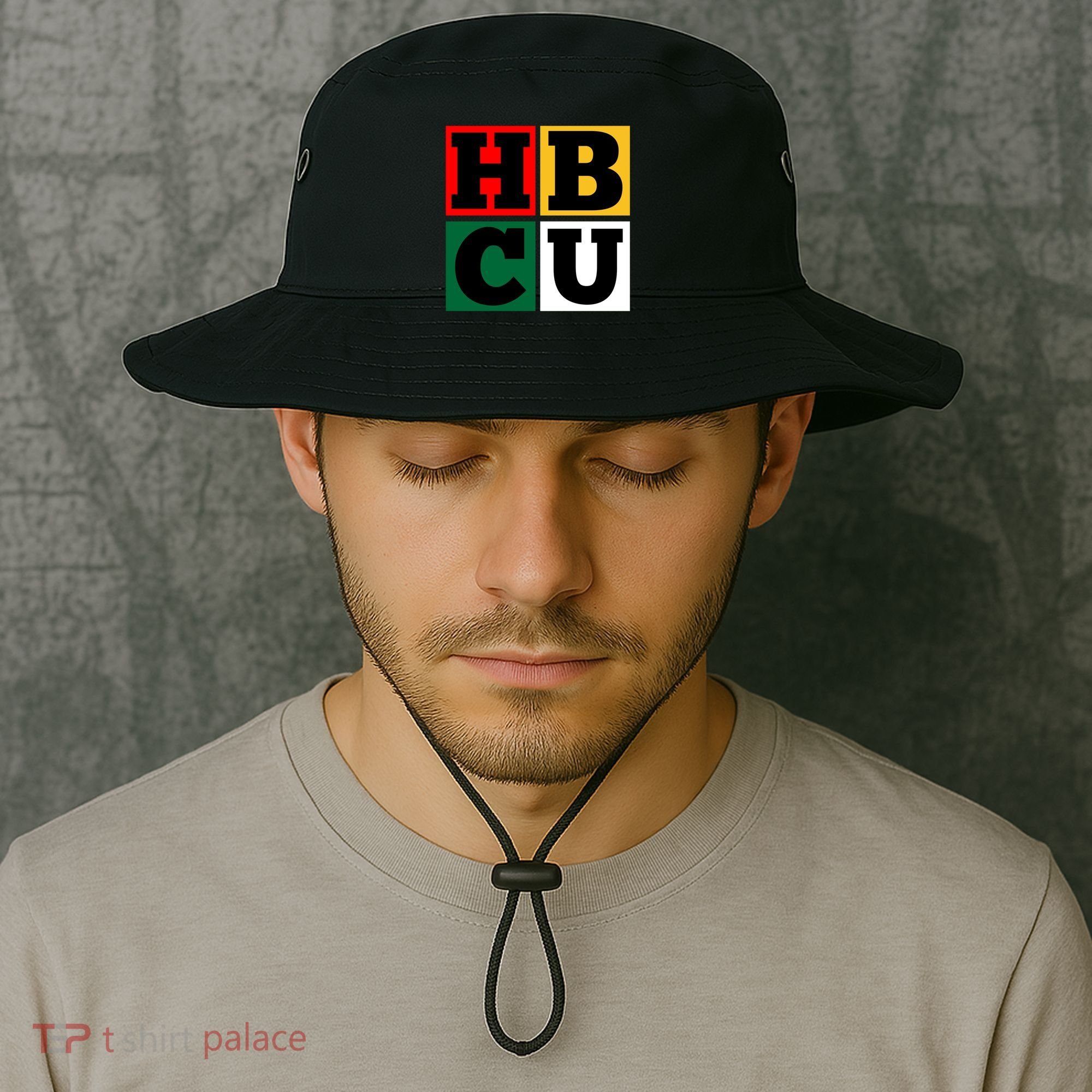 Hbcu Block Letters Grads Alumni Gift Bucket Hat