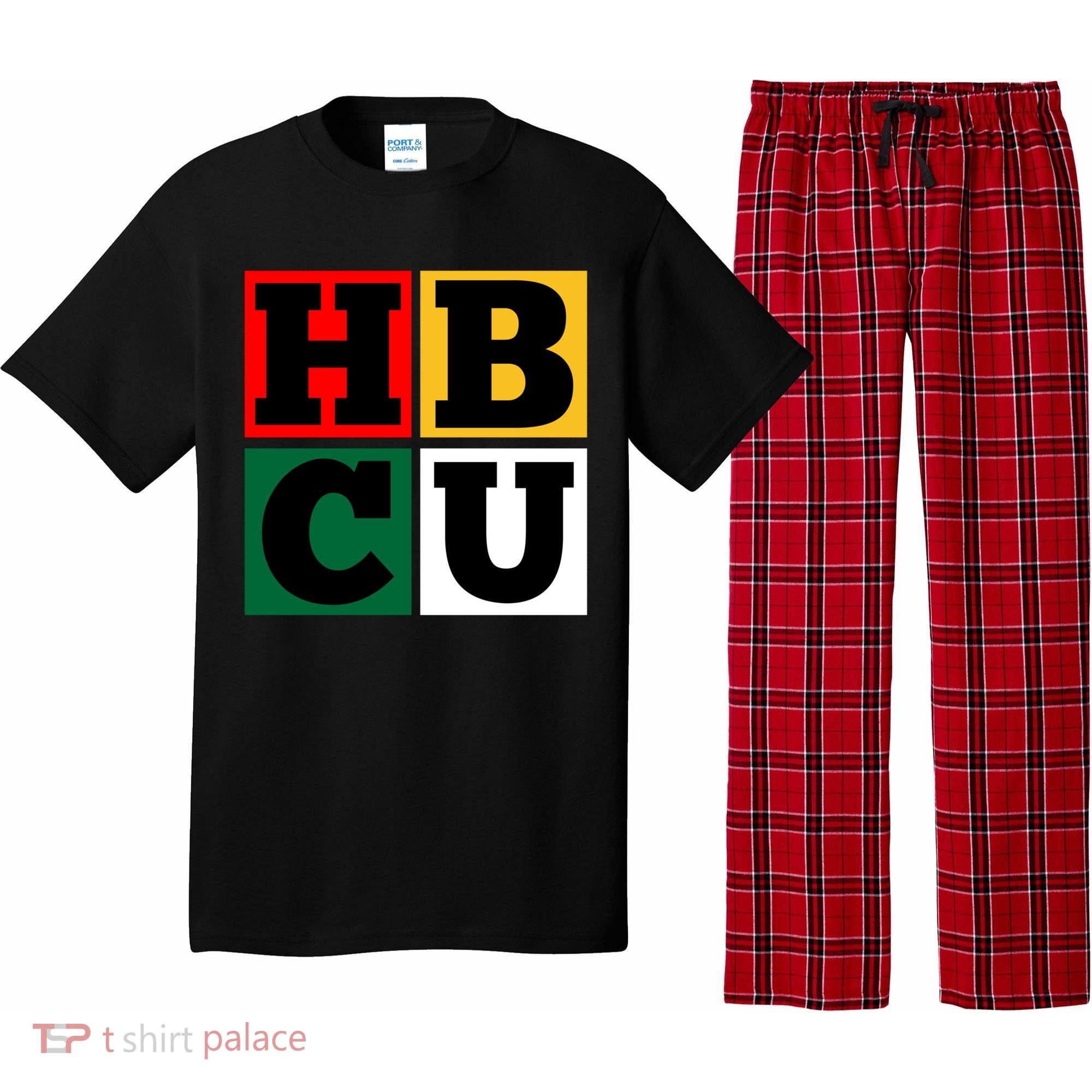 Hbcu Block Letters Grads Alumni Gift Pajama Set