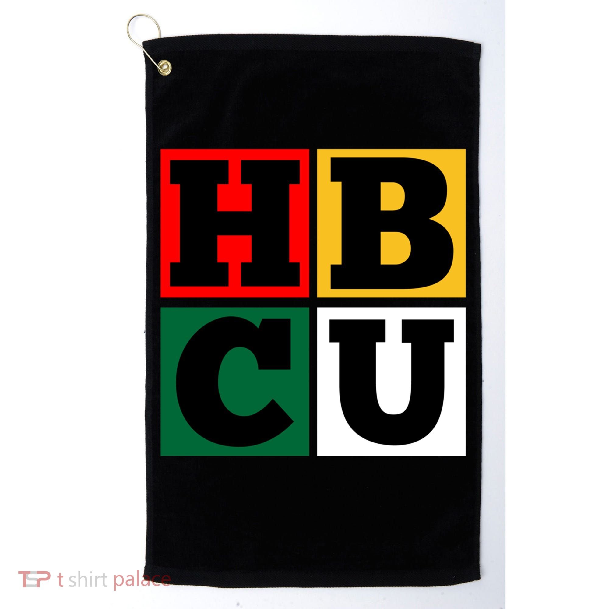 Hbcu Block Letters Grads Alumni Gift Golf Towel