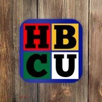 Hbcu Block Letters Grads Alumni Gift Coaster thumb 0