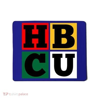 Hbcu Block Letters Grads Alumni Gift Mousepad