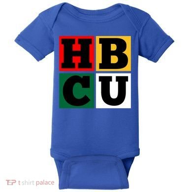 Hbcu Block Letters Grads Alumni Gift Baby Bodysuit