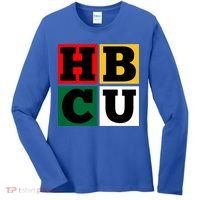 Hbcu Block Letters Grads Alumni Gift Women's Long Sleeve Shirt thumb 0