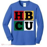 Hbcu Block Letters Grads Alumni Gift Kids Long Sleeve Shirt thumb 0
