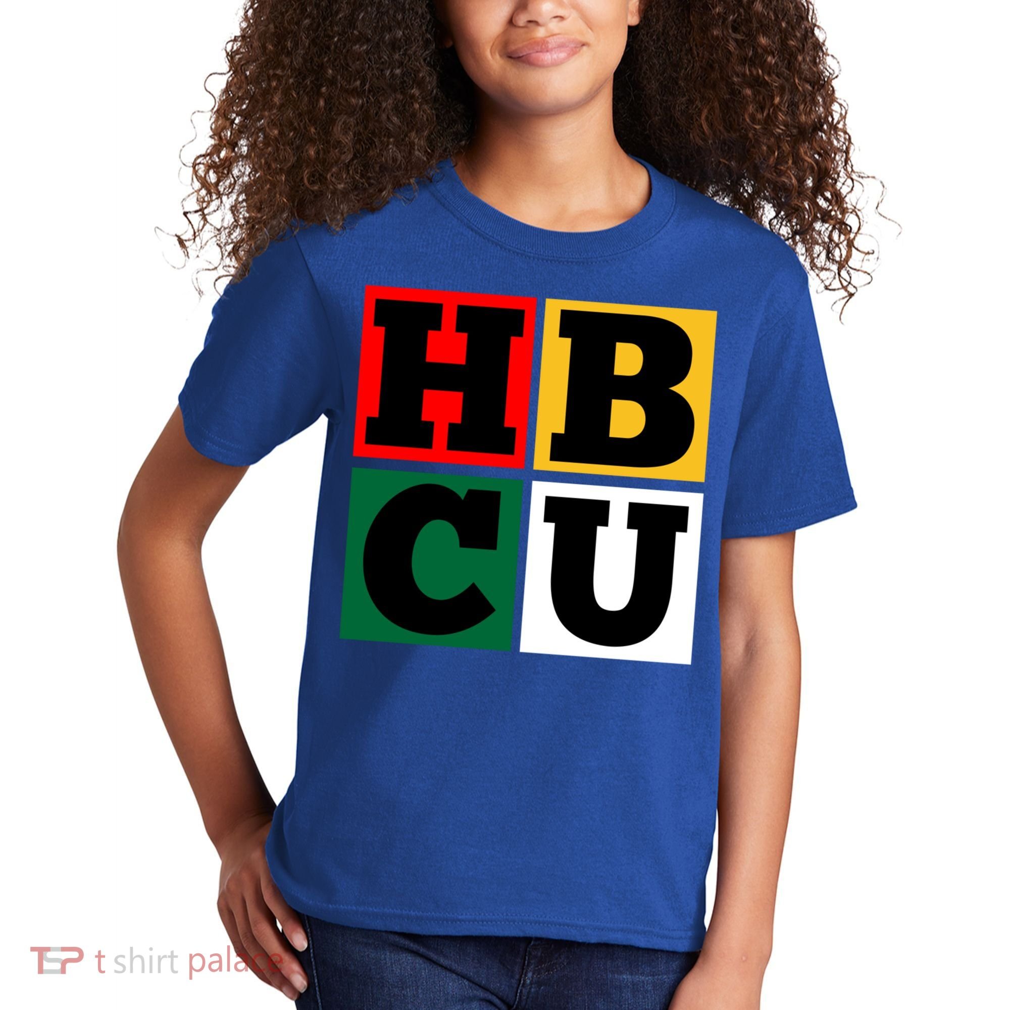 Hbcu Block Letters Grads Alumni Gift Kids T-Shirt