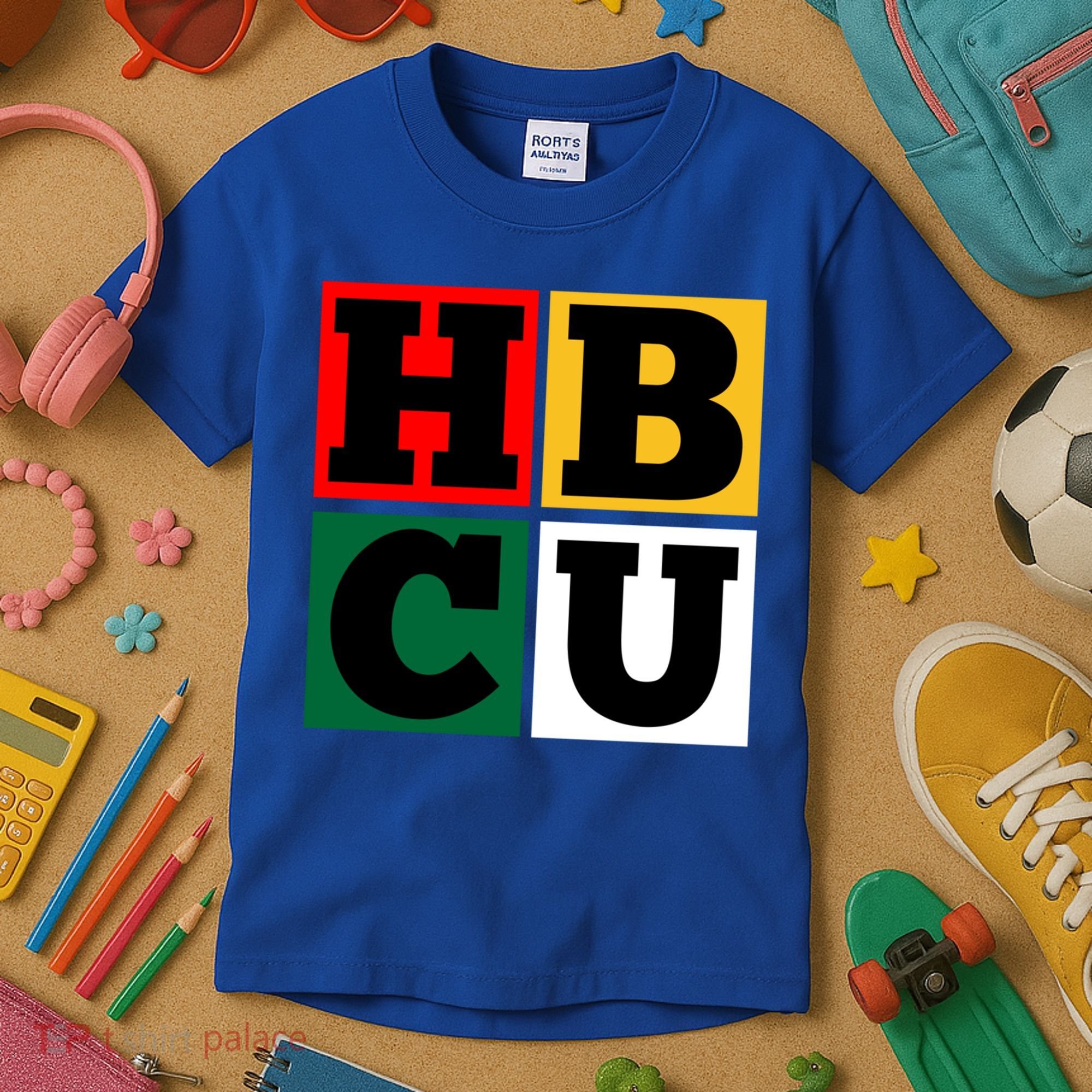 Hbcu Block Letters Grads Alumni Gift Kids T-Shirt