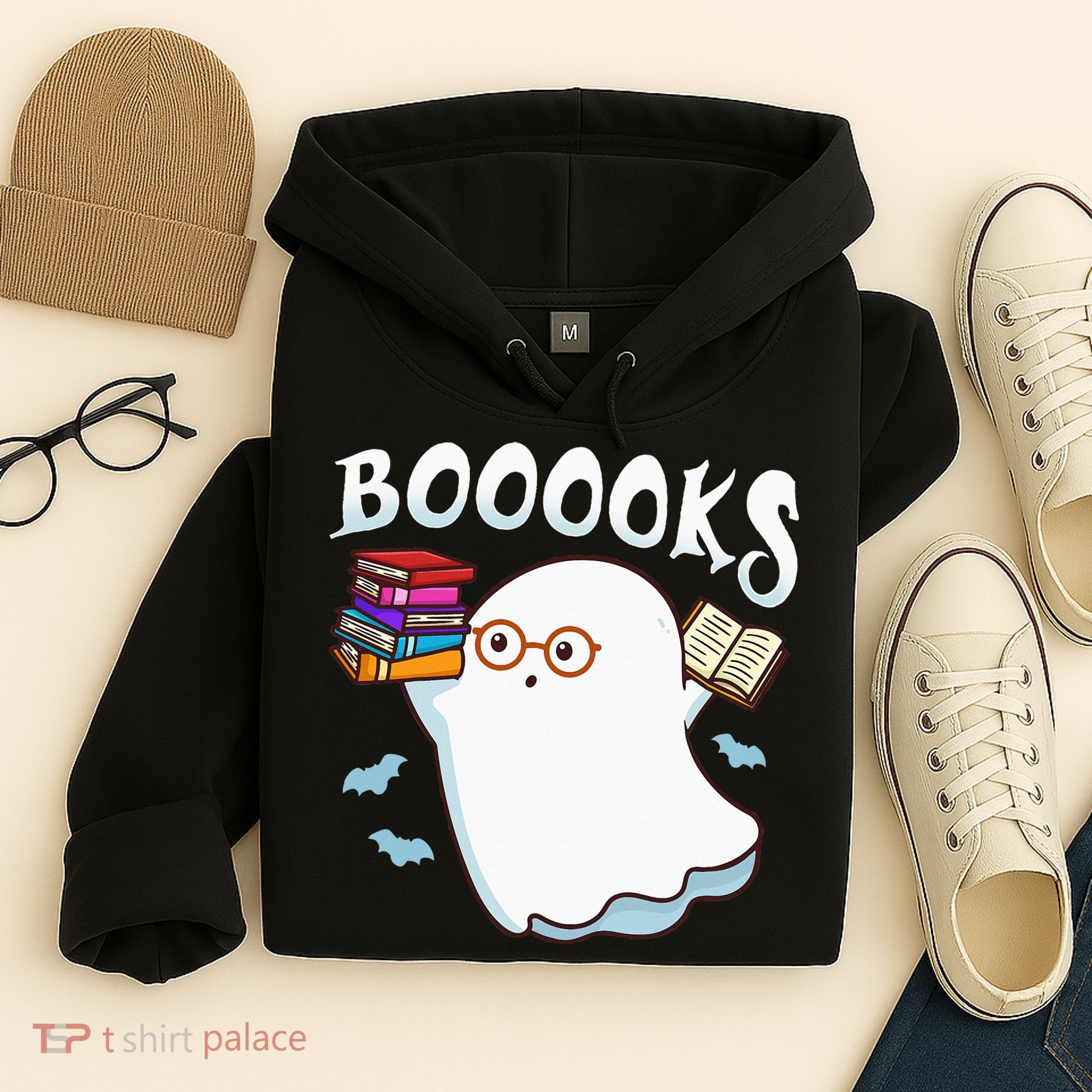 Halloween Books Librarian English Teacher Reader Reading Hoodie
