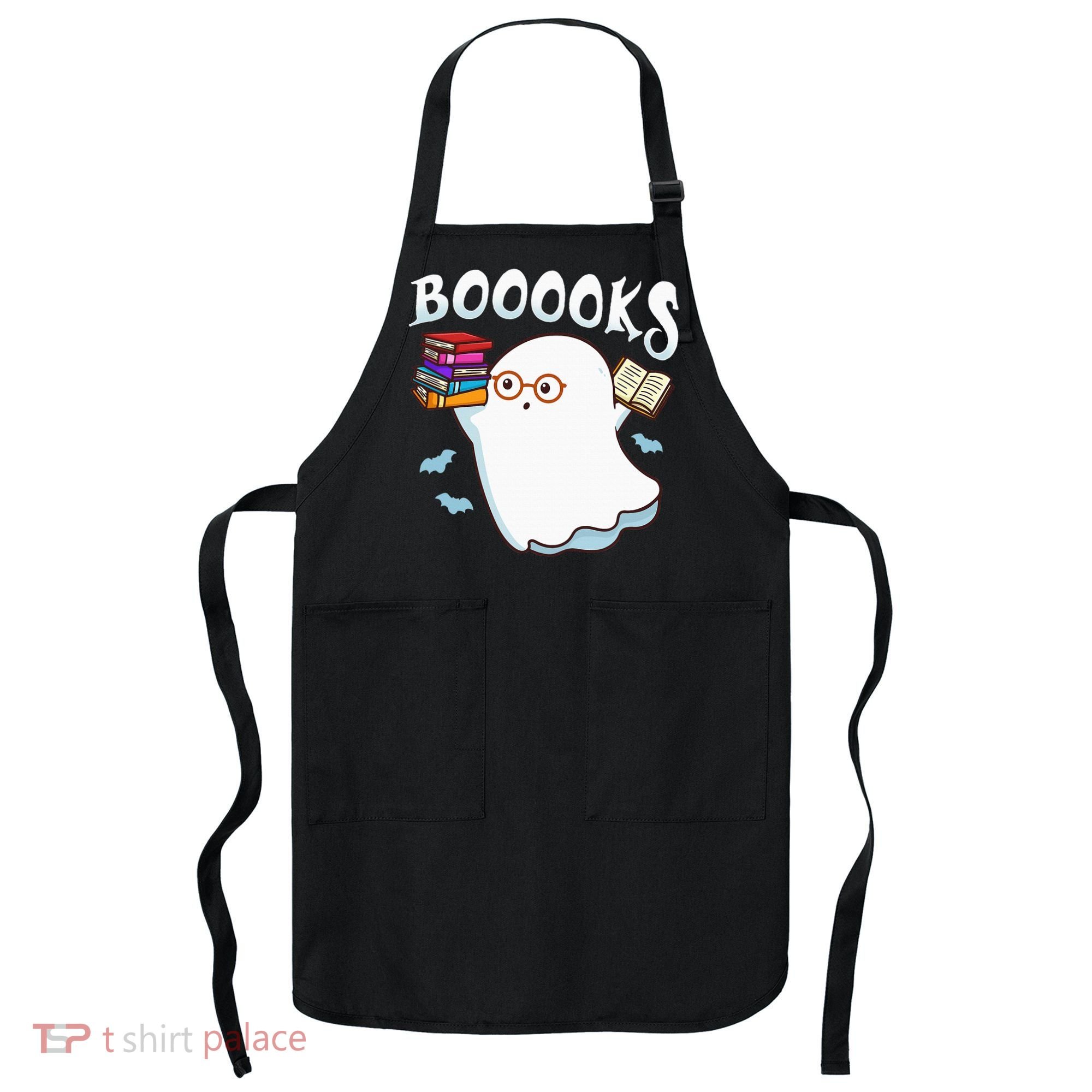 Halloween Books Librarian English Teacher Reader Reading Apron