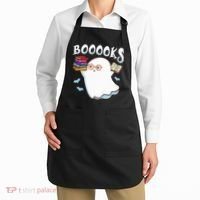Halloween Books Librarian English Teacher Reader Reading Apron thumb 2