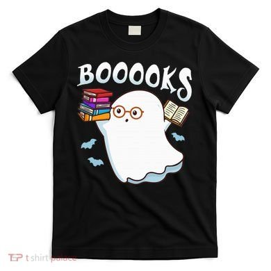 Halloween Books Librarian English Teacher Reader Reading T-Shirt