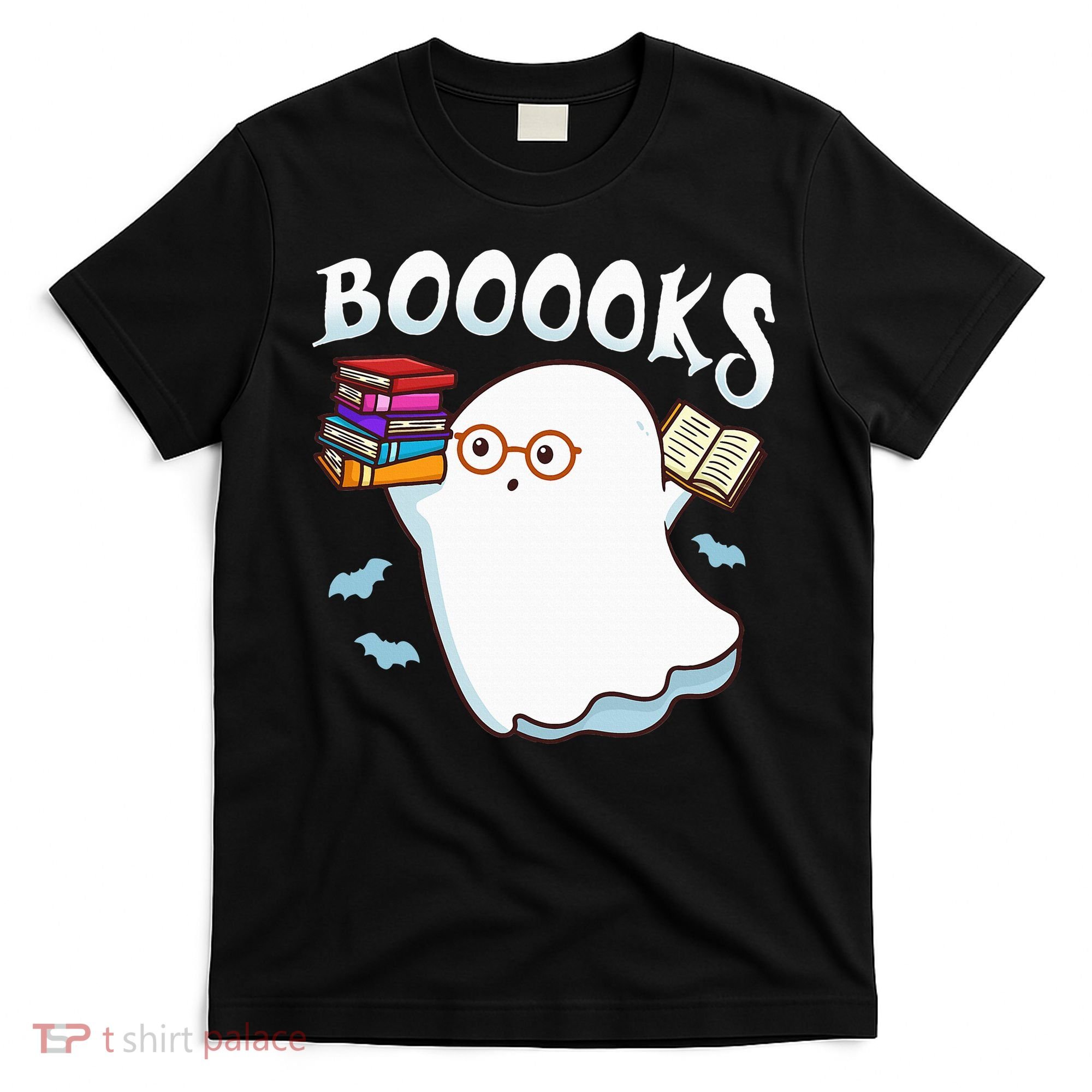 Halloween Books Librarian English Teacher Reader Reading T-Shirt
