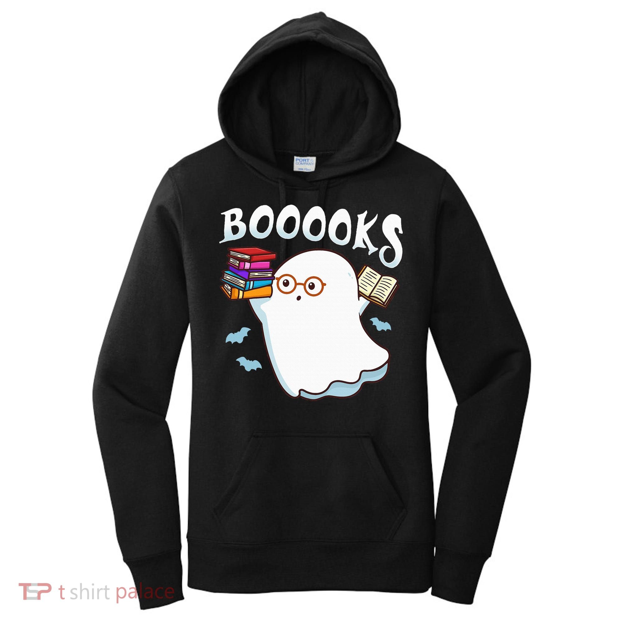 Halloween Books Librarian English Teacher Reader Reading Women's Hoodie