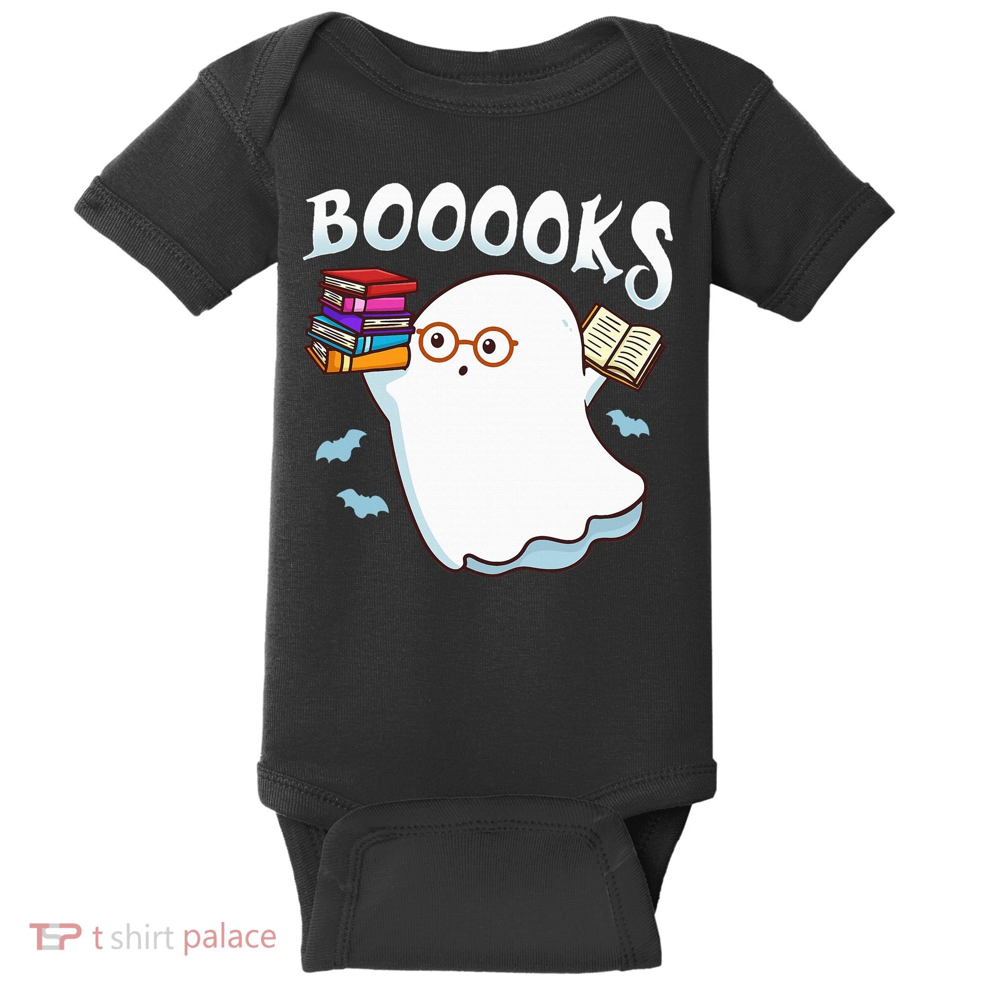 Halloween Books Librarian English Teacher Reader Reading Baby Bodysuit