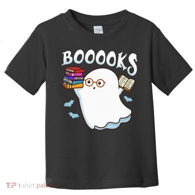 Halloween Books Librarian English Teacher Reader Reading Toddler T-Shirt