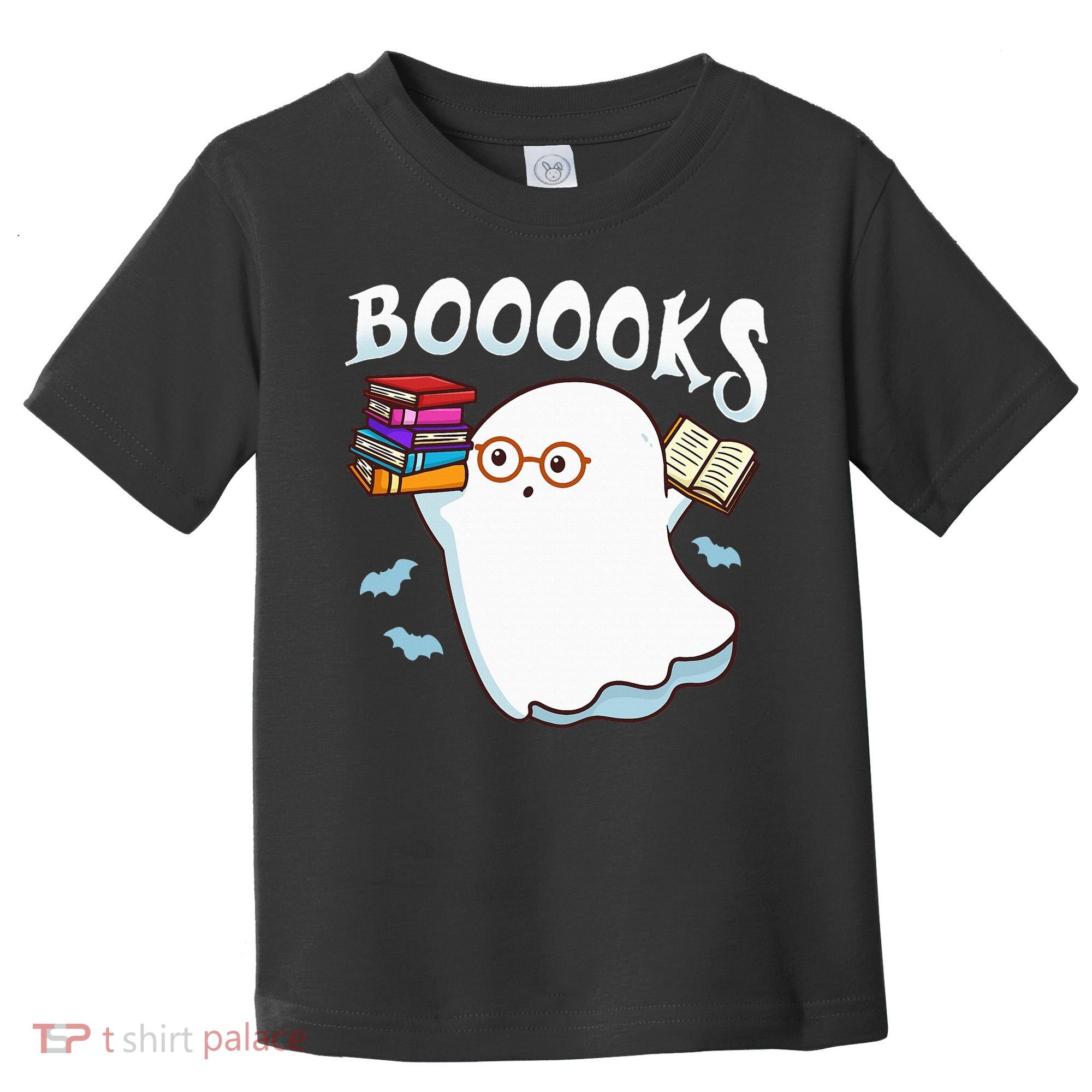 Halloween Books Librarian English Teacher Reader Reading Toddler T-Shirt