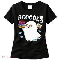 Halloween Books Librarian English Teacher Reader Reading Women's T-Shirt thumb 0