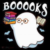 Halloween Books Librarian English Teacher Reader Reading Women's T-Shirt thumb 6