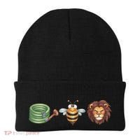 Hose Bee Lion Funny Meme Hose Bee Lion Beanie thumb 0