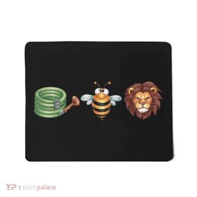 Hose Bee Lion Funny Meme Hose Bee Lion Mousepad