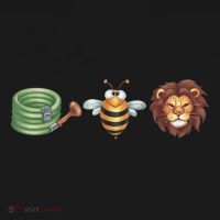 Hose Bee Lion Funny Meme Hose Bee Lion Ornament thumb 1