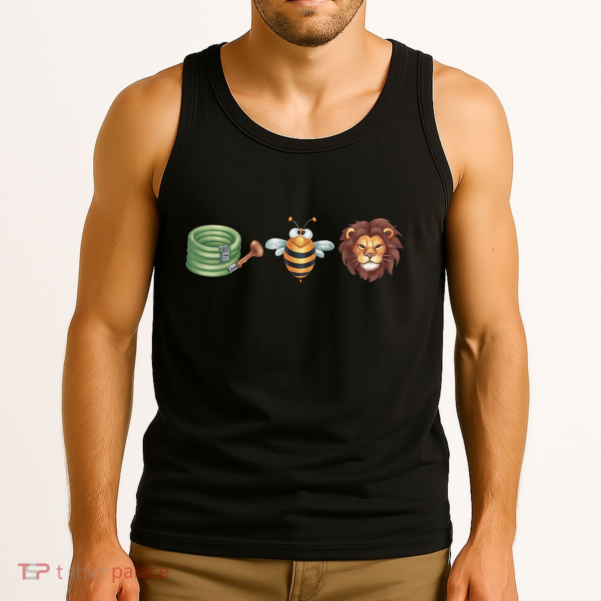 Hose Bee Lion Funny Meme Hose Bee Lion Tank Top