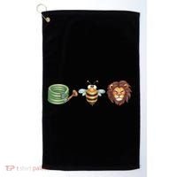 Hose Bee Lion Funny Meme Hose Bee Lion Golf Towel thumb 0