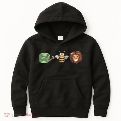 Hose Bee Lion Funny Meme Hose Bee Lion Kids Hoodie