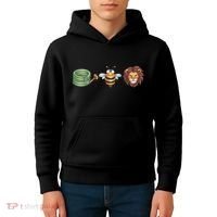Hose Bee Lion Funny Meme Hose Bee Lion Kids Hoodie thumb 4