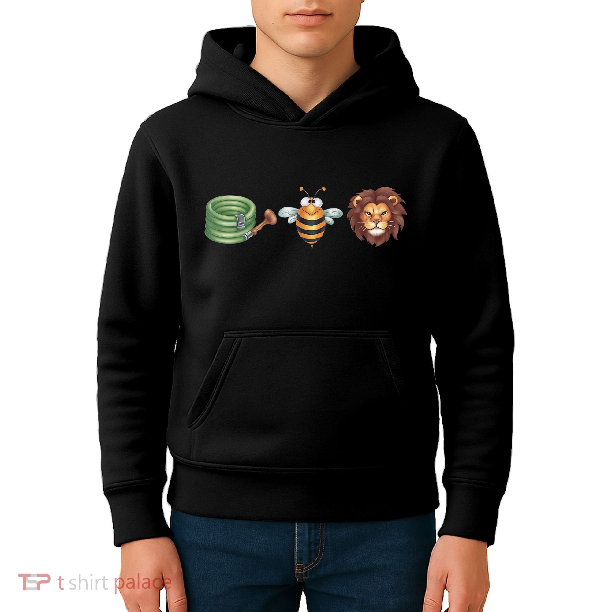 Hose Bee Lion Funny Meme Hose Bee Lion Kids Hoodie