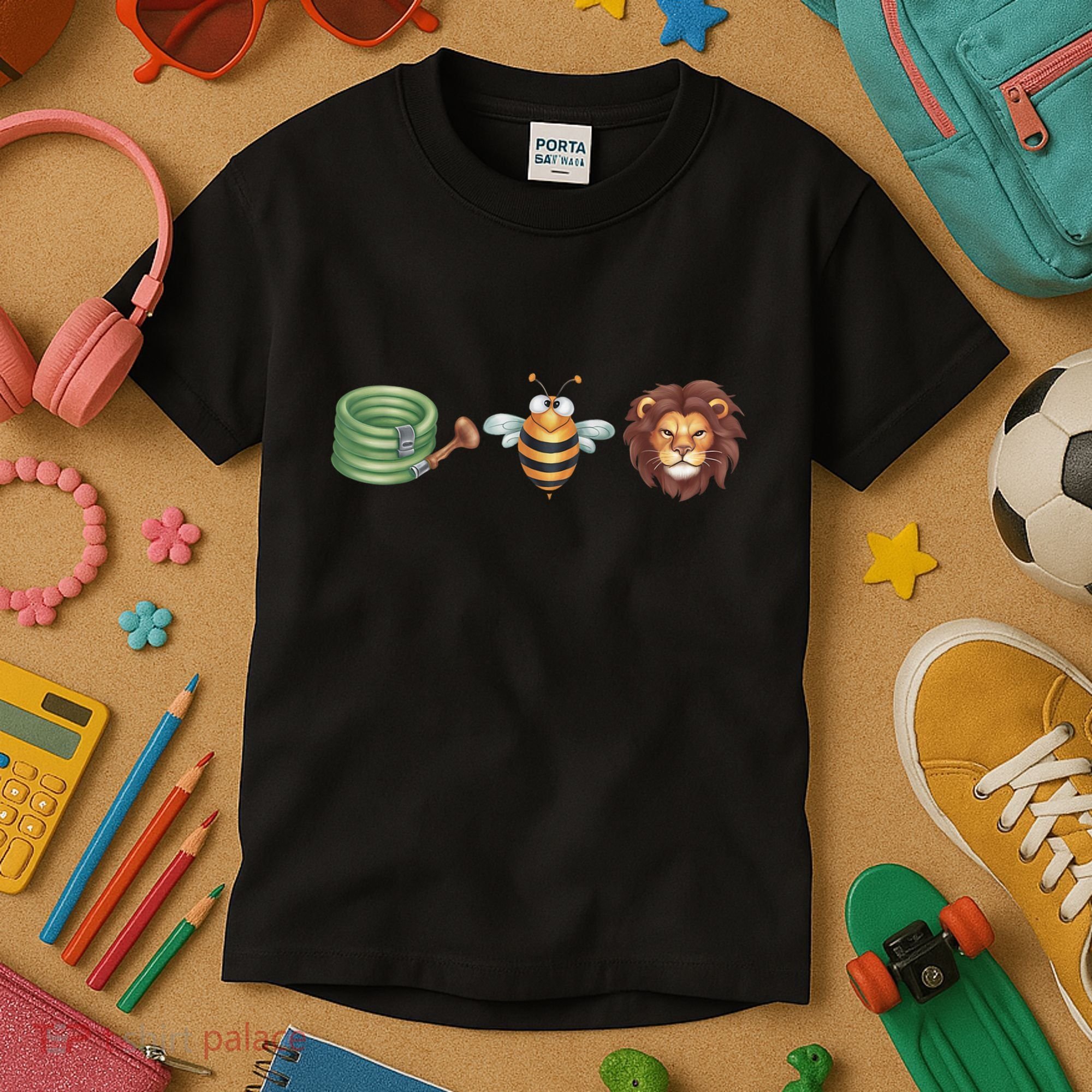 Hose Bee Lion Funny Meme Hose Bee Lion Kids T-Shirt