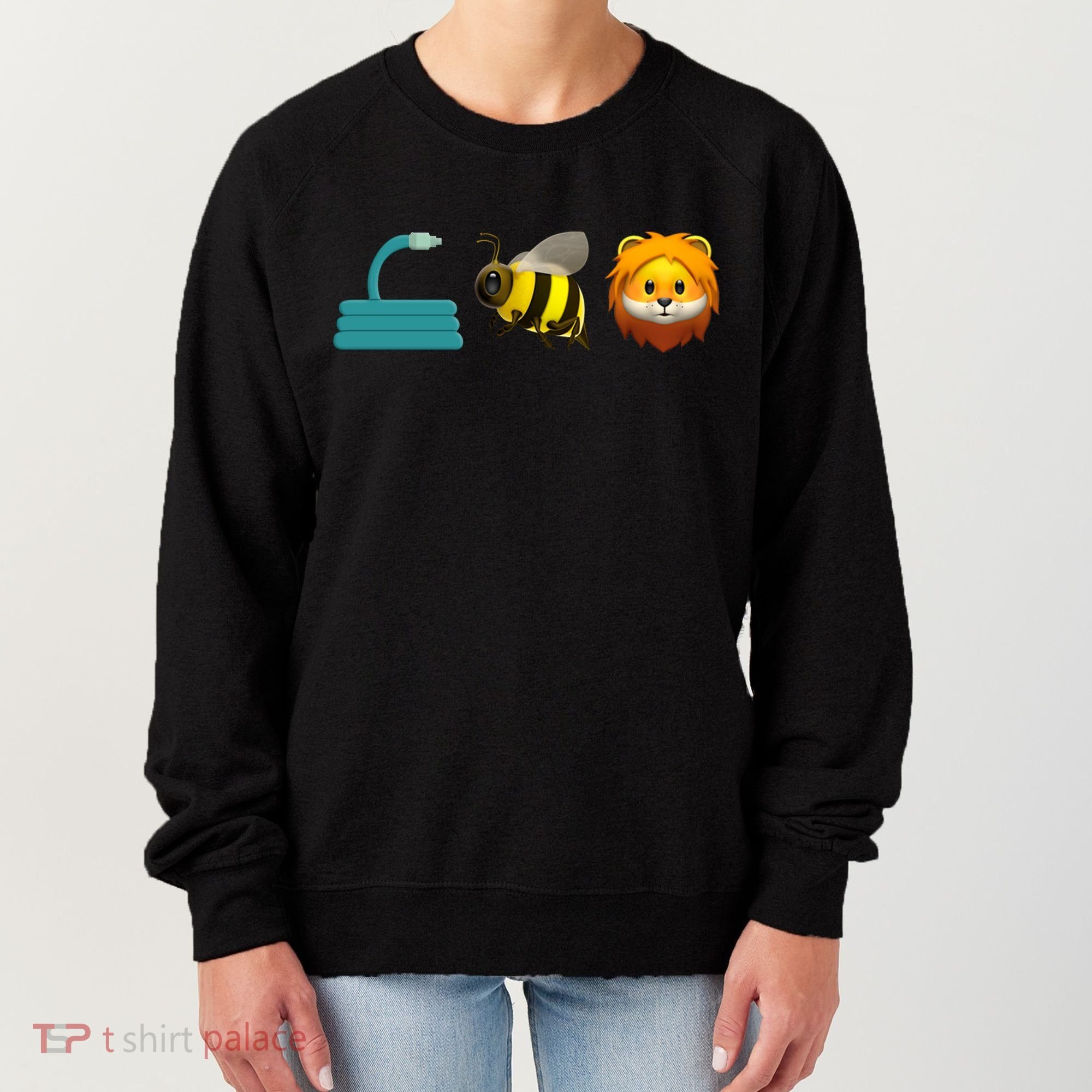 Hose Bee Lion Emoji Women's Sweatshirt