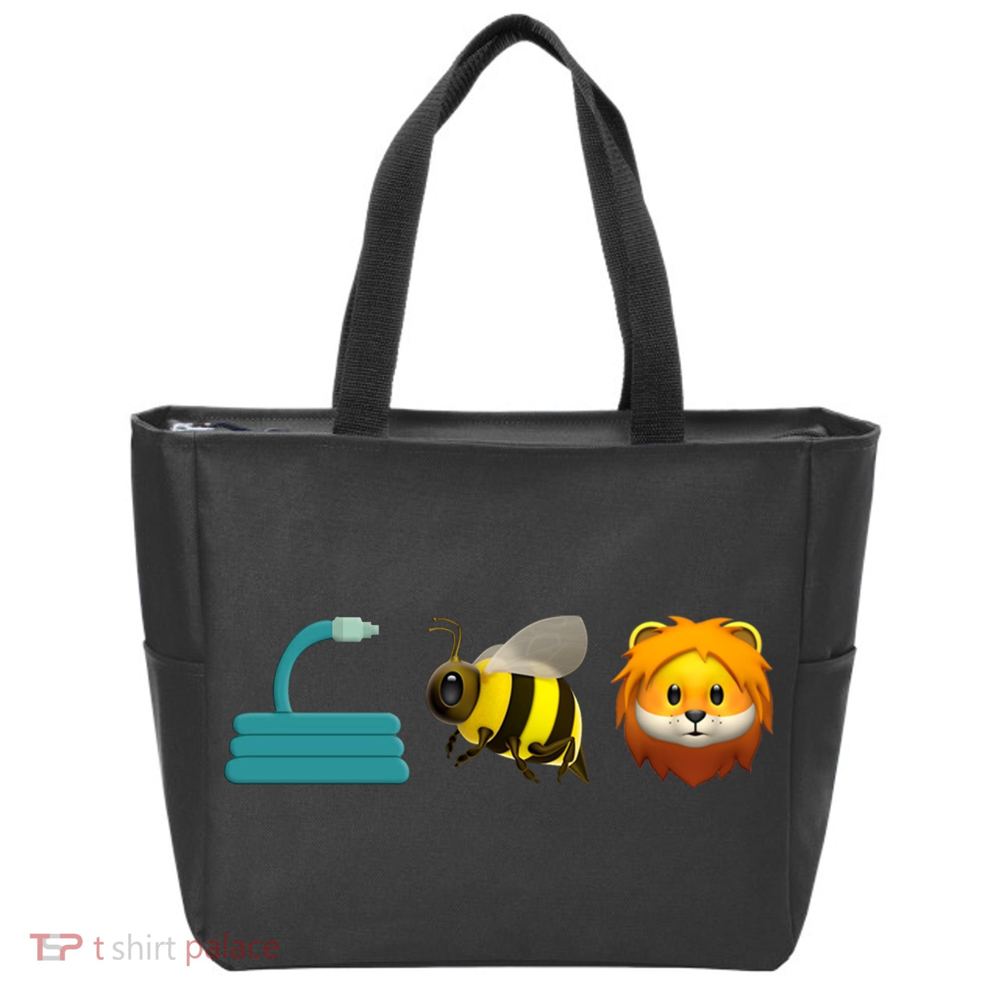 Hose Bee Lion Emoji Tote Bag