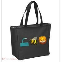 Hose Bee Lion Emoji Tote Bag thumb 2