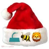Hose Bee Lion Emoji Santa Hat thumb 0
