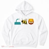 Hose Bee Lion Emoji Hoodie thumb 0