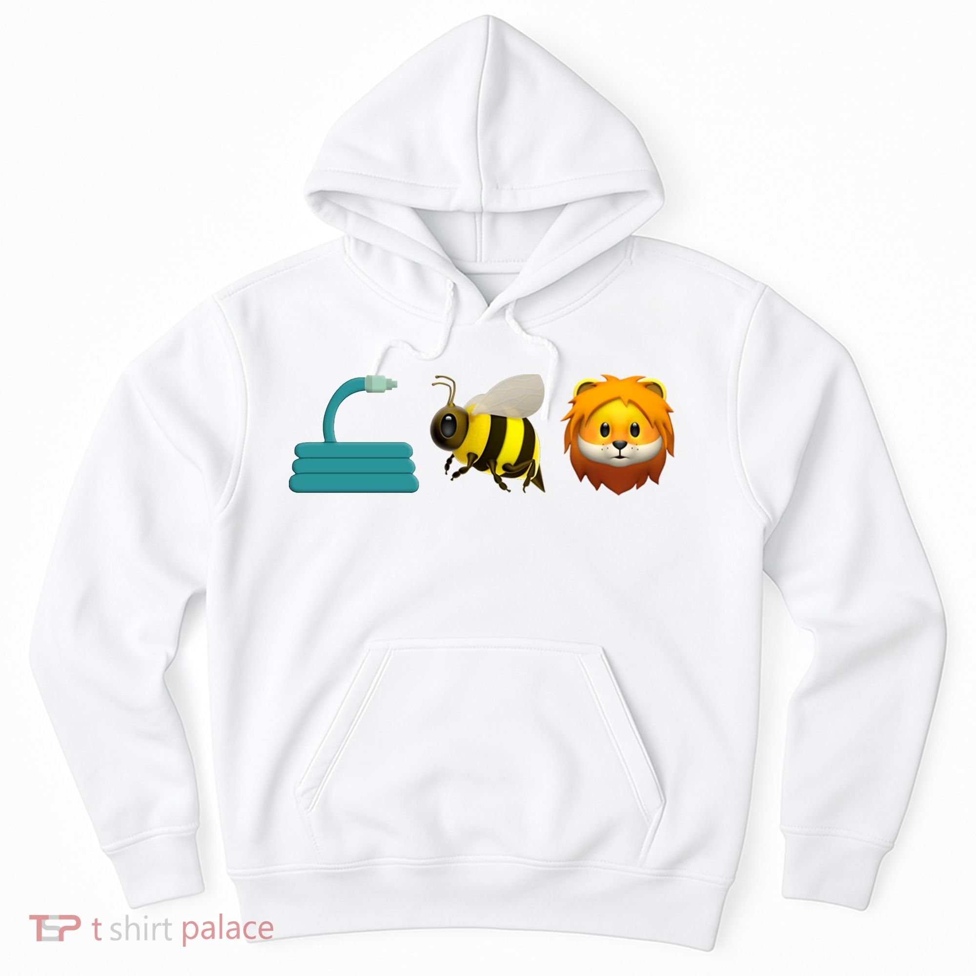 Hose Bee Lion Emoji Hoodie