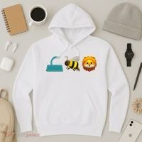 Hose Bee Lion Emoji Hoodie thumb 3