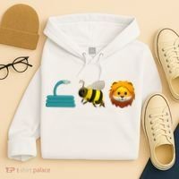Hose Bee Lion Emoji Hoodie thumb 4