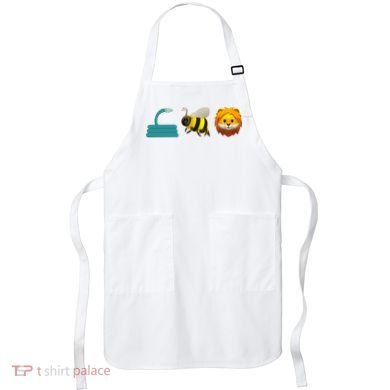 Hose Bee Lion Emoji Apron