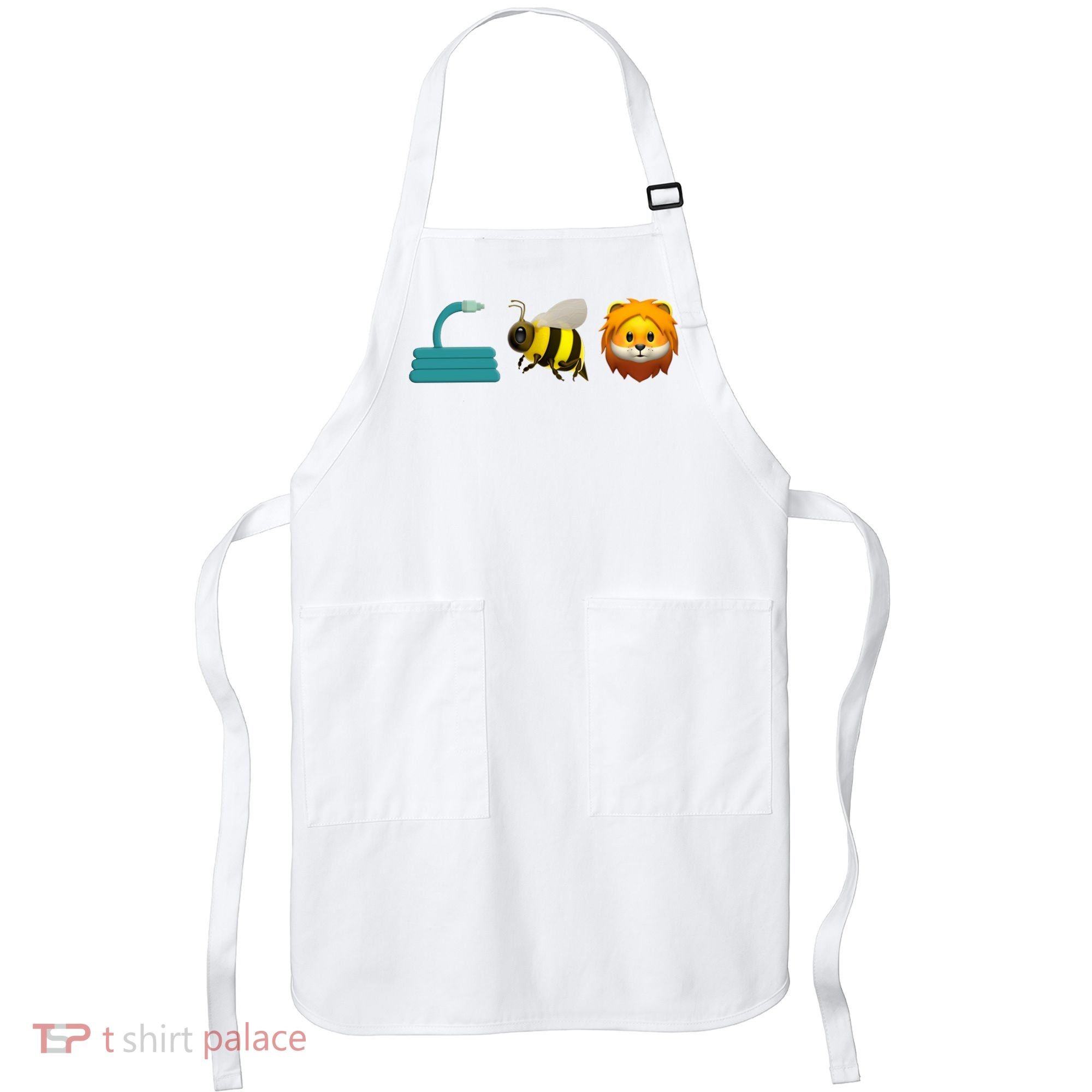 Hose Bee Lion Emoji Apron