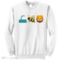 Hose Bee Lion Emoji Sweatshirt thumb 0