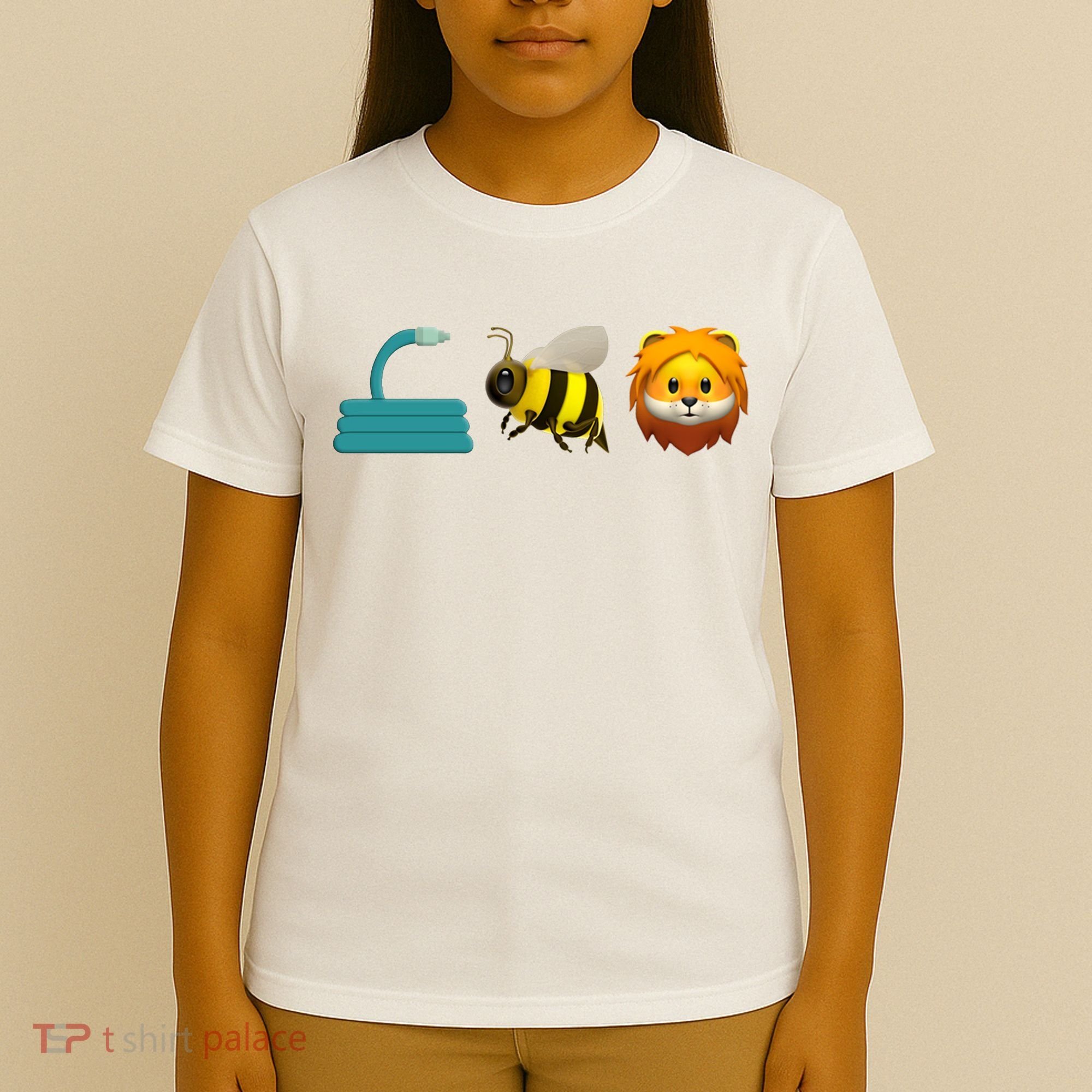 Hose Bee Lion Emoji T-Shirt