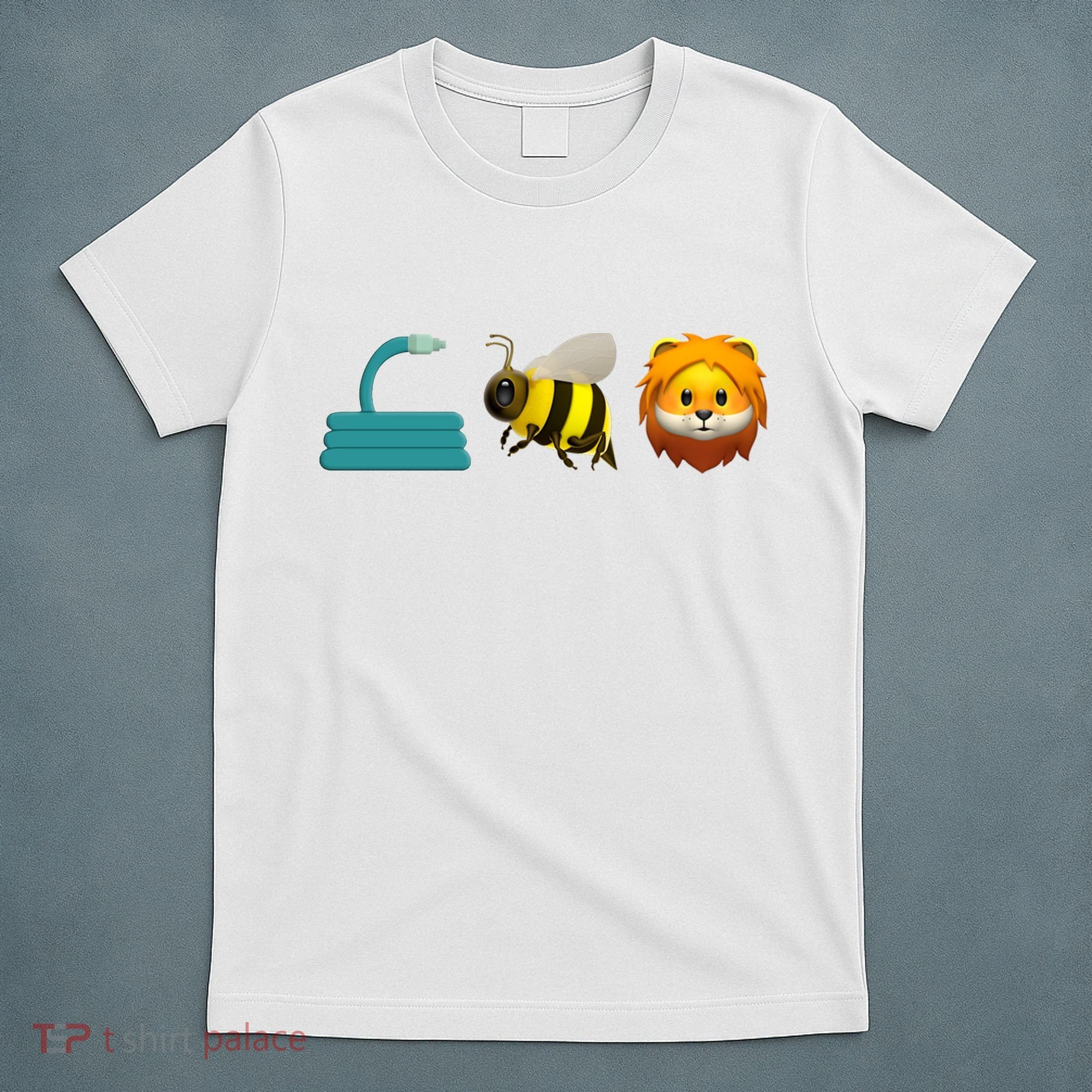 Hose Bee Lion Emoji T-Shirt