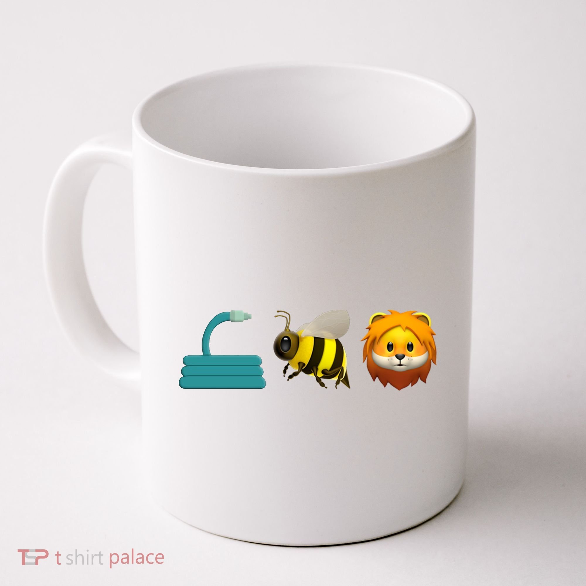 Hose Bee Lion Emoji Coffee Mug