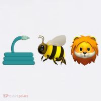 Hose Bee Lion Emoji Women's Hoodie thumb 2