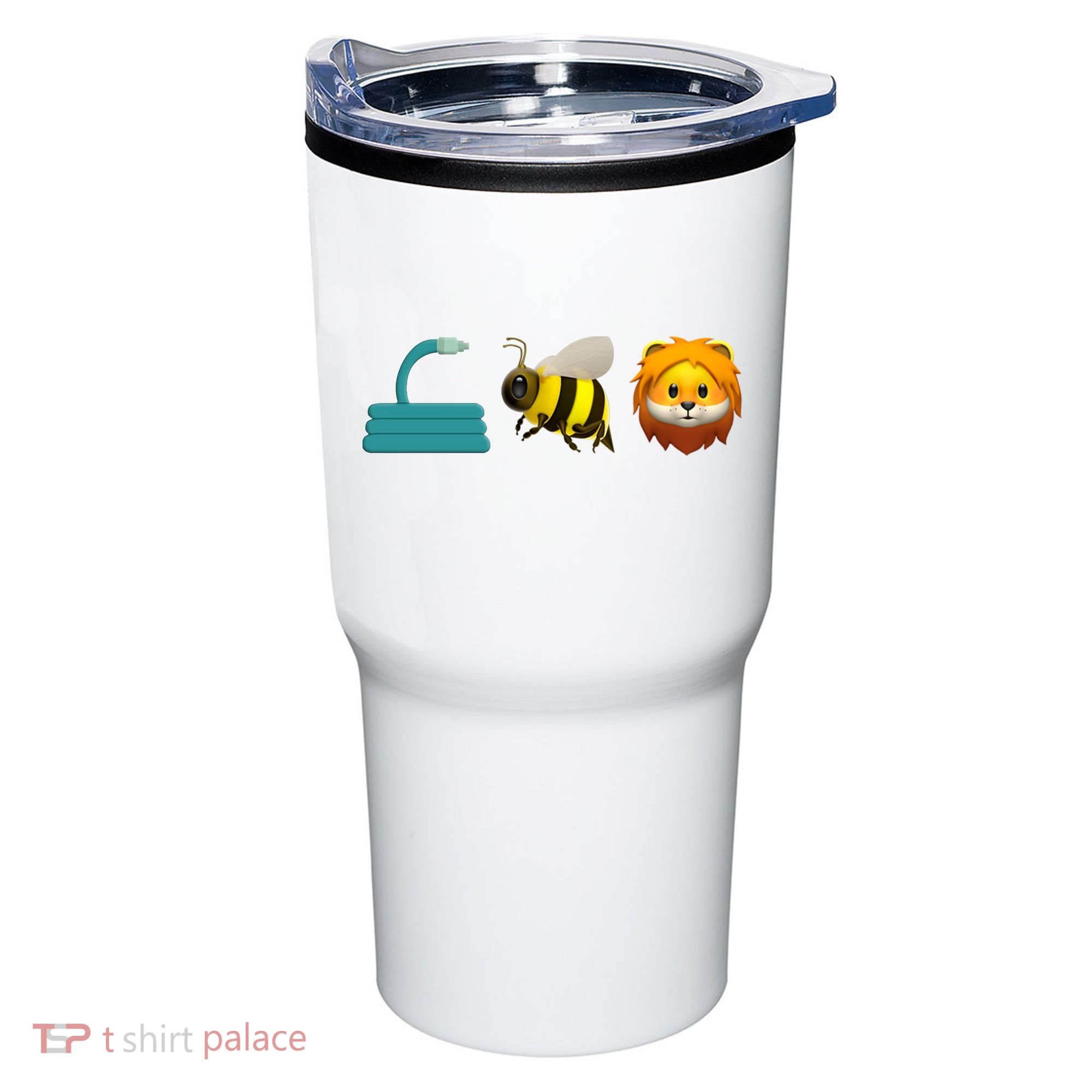 Hose Bee Lion Emoji Tumbler