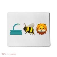 Hose Bee Lion Emoji Mousepad thumb 0